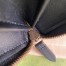 Gucci Diana Zip Around Wallet In Black Calfskin