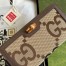 Gucci Diana Zip Around Wallet In Jumbo GG Canvas