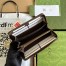Gucci Diana Zip Around Wallet In Jumbo GG Canvas