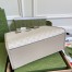 Gucci Small Tote Bag in White GG Supreme Canvas with Leather