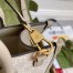 Gucci Small Tote Bag in White GG Supreme Canvas with Leather