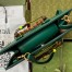 Gucci Diana Small Tote Bag in Green Leather