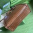 Gucci Diana Small Tote Bag in Brown Croc-embossed Leather