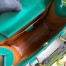 Gucci Diana Small Tote Bag in Green Python Embossed Leather
