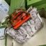 Gucci Diana Small Tote Bag in Natural Python Embossed Leather