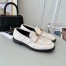 Gucci Women's GG Marmont Loafers In White Matelasse Leather