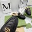 Gucci Women's GG Marmont Slippers with Shearling Lining