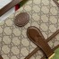 Gucci Mini Shoulder Bag in Beige GG Supreme with Interlocking G