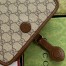 Gucci Mini Shoulder Bag in Beige GG Supreme with Interlocking G