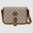 Gucci Mini Shoulder Bag in Beige GG Supreme with Interlocking G