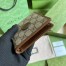 Gucci Bi-fold Wallet In Beige Canvas with Interlocking G