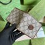 Gucci Bi-fold Wallet In Beige Canvas with Interlocking G