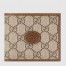 Gucci Bi-fold Wallet In Beige Canvas with Interlocking G