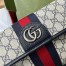 Gucci Ophidia Belt Bag in Blue GG Supreme Canvas