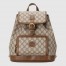 Gucci Interlocking G Backpack in Beige GG Supreme Canvas