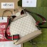 Gucci Interlocking G Backpack in White GG Supreme Canvas