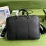 Gucci Business Bag in Black Leather with Gucci Logo