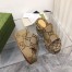 Gucci Platform Slide Sandals in Maxi GG Canvas