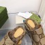 Gucci Platform Slide Sandals in Maxi GG Canvas