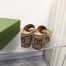 Gucci Platform Slide Sandals in Maxi GG Canvas