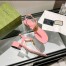 Gucci Double G Sandals in Pink Leather