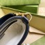 Gucci Small Shoulder Bag In Black Debossed GG Leather
