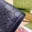 Gucci Small Shoulder Bag In Black Debossed GG Leather
