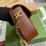 Gucci Horsebit 1955 Mini Chain Bag in GG Supreme with Crystals