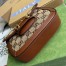 Gucci Horsebit 1955 Mini Chain Bag in GG Supreme with Crystals