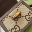 Gucci Bamboo 1947 Mini Top Handle Bag in Camel Jumbo GG Canvas