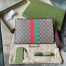 Gucci Portfolio Pouch in GG Supreme with Tiger Letter