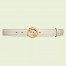 Gucci Blondie Belt 30MM in White Leather