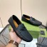 Gucci Men's Drive Loafers in Black Leather with Interlocking G