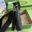 Gucci Medium Messenger Bag in Black GG Embossed Leather