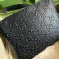 Gucci Medium Messenger Bag in Black GG Embossed Leather