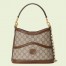 Gucci Large Shoulder Bag in GG Supreme with Interlocking G