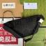 Gucci Belt Bag In Black Jumbo GG Canvas