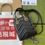 Gucci GG Marmont Mini Bag in Black Chevron Leather