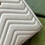 Gucci GG Marmont Mini Bag in White Chevron Leather