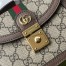 Gucci Ophidia GG Mini Chain Bag in GG Canvas with Brown Leather