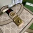 Gucci Ophidia GG Mini Chain Bag in White GG Supreme Canvas