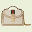 Gucci Ophidia GG Mini Chain Bag in White GG Supreme Canvas