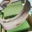 Gucci GG Marmont Half-moon Mini Bag in Nude Chevron Leather