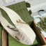 Gucci GG Marmont Half-moon Mini Bag in White Chevron Leather