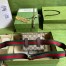 Gucci Ophidia Belt Bag in Beige GG Supreme with Brown Leather