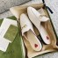 Gucci Women's Princetown Slippers in White GG Matelasse Leather