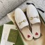 Gucci Women's Princetown Slippers in White GG Matelasse Leather