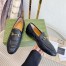 Gucci Women's Jordaan Loafers In Black GG Matelasse Leather