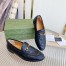 Gucci Women's Jordaan Loafers In Black GG Matelasse Leather