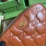 Gucci Small Shoulder Bag In Brown GG Matelasse Leather